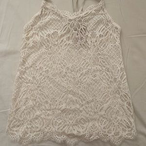 NWT Victoria’s Secret XS Top Coconut White